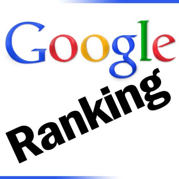 Schriftzug Google Ranking
