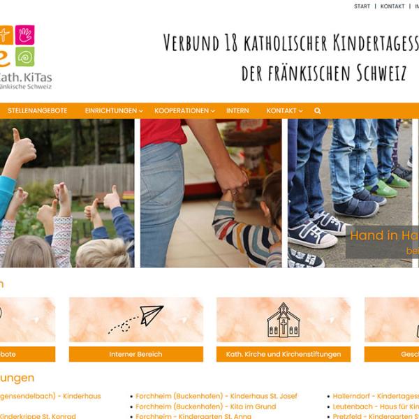 Shot der Startseite der Homepage der Arge Forchheim