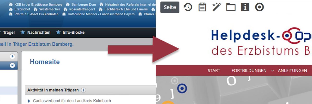 Slider Umstieg von Flexiweb nach OpenCms